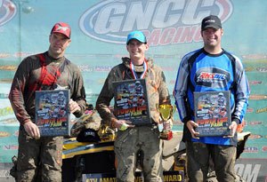 mcgill holds off fowler to win powerline park gncc, Michael Swift Bryan Buckhannon and Zac Zakowski