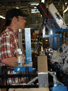 inside arctic cat s engine assembly plant, Arctic Cat Engine Assembly Line