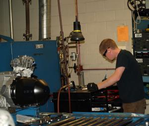 inside arctic cat s engine assembly plant, Arctic Cat Engine Hot Test