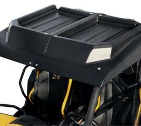 moose unveils new utv roof atv seat and tank bag, Moose Can Am Commander Roof