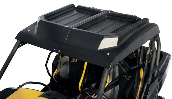 moose unveils new utv roof atv seat and tank bag, Moose Can Am Commander Roof