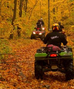 atv trails a fall ride in mattawa video, Fall Colours ATV Riding in Mattawa