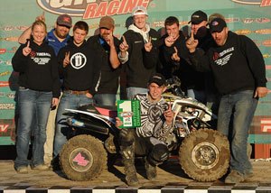 borich wins season finale at loretta lynn s gncc, Patrick McGuire Celebrates