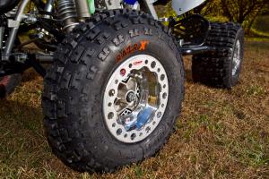 2013 yamaha raptor 700 project control and traction, Maxxis Razr Xc Tire OMF Performance Wheel Front