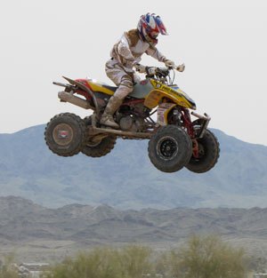 a first timer s guide to atv racing, Tim Shelman Jump