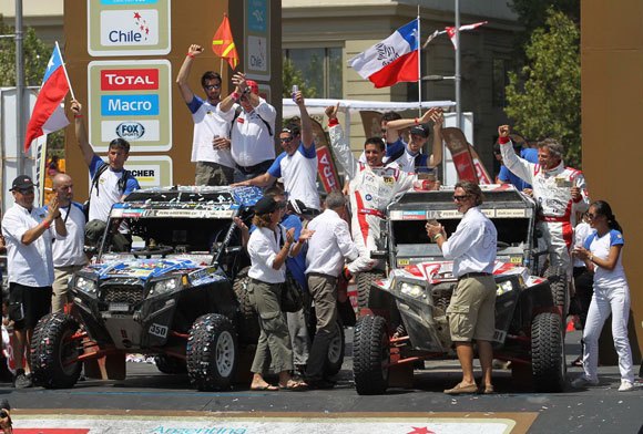 RZR XPs Finish 1-2 in UTV Class at Dakar Rally