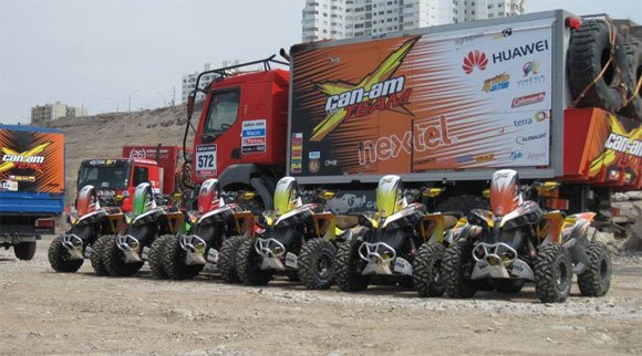 brp riders sweep 44 atv podium at dakar 2013, Can Am Renegades at Dakar 2013