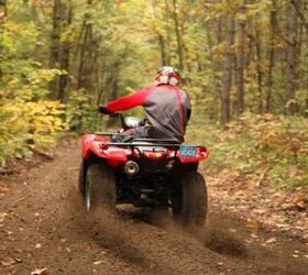 atv trails ontario s ganaraska forest video, Honda ATV Action Rear