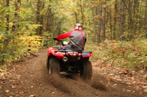 atv trails ontario s ganaraska forest video, Honda ATV Action Rear