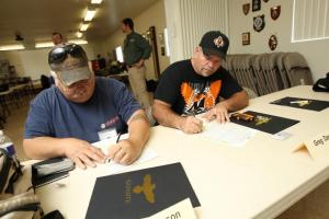 firearms training with yamaha at gunsite academy, Gunsite Classroom