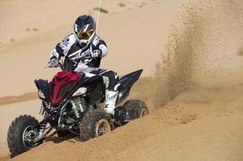 raptor riding in glamis, 2013 Yamaha Raptor 700SE Action