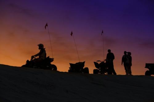 raptor riding in glamis, Glamis Sand Dunes Sunset