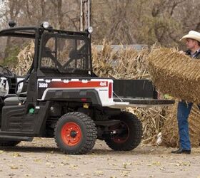bobcat unveils new pto equipped utility vehicles, Bobcat 3600 Loading Bales