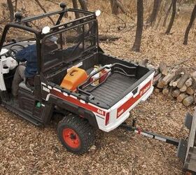 bobcat unveils new pto equipped utility vehicles, Bobcat 3600 Towing Firewood