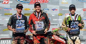 borich makes last lap pass to win maxxis general gncc, Maxxis General GNCC XC2 Podium