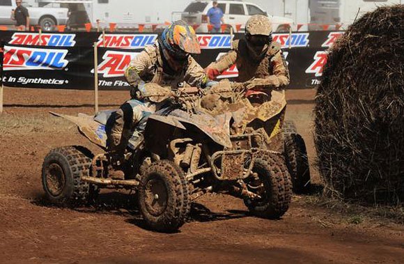 borich looks to stay perfect fmf steele creek gncc, Chris Borich and Walker Fowler