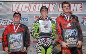 borich stays perfect with win at fmf steele creek gncc, Steele Creek GNCC XC2 Podium