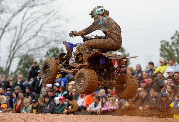 atv motocross pros head to muddy creek raceway, Chad Wienen ATVMX