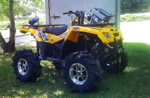 building a serious mud riding machine, Can Am ATV Mudder