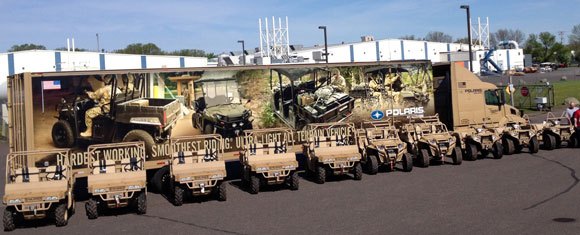 polaris donates 10 vehicles for oklahoma disaster relief, Polaris Salvation Army Vehicles