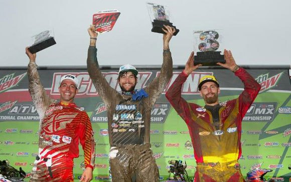 atv motocross series heads to birch creek mx for round 6, ATVMX Podium