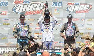 mcgill edges borich at mountaineer run gncc, Mountaineer Run GNCC XC1 Podium