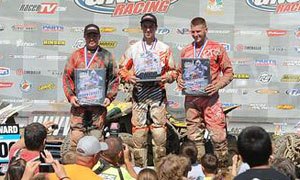 mcgill edges borich at mountaineer run gncc, Mountaineer Run GNCC XC2 Podium