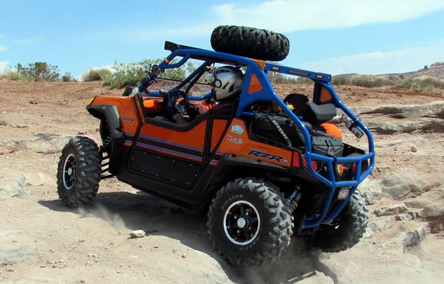 how to build a rock crawler, Polaris RZR S wiith Spare Tire