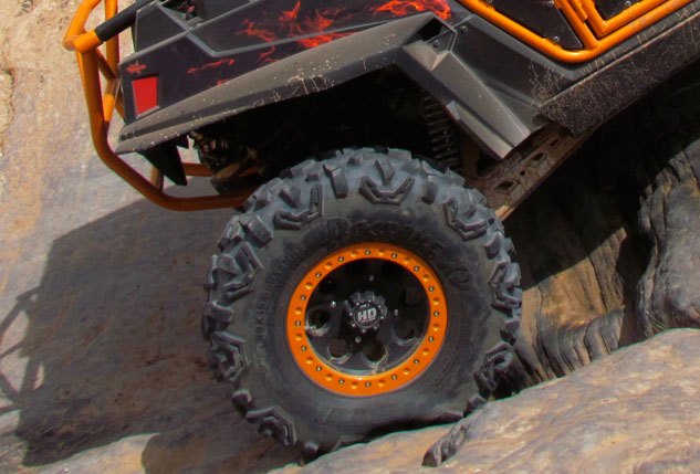 how to build a rock crawler, Beadlock Wheels with Low Air Pressure