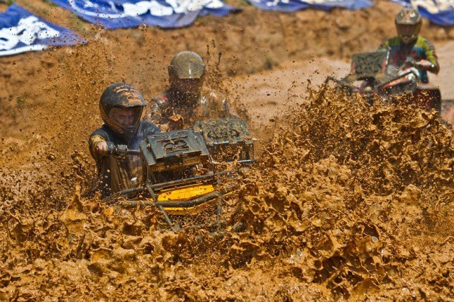 top 10 mud riding pictures, Casey McGinnis Race