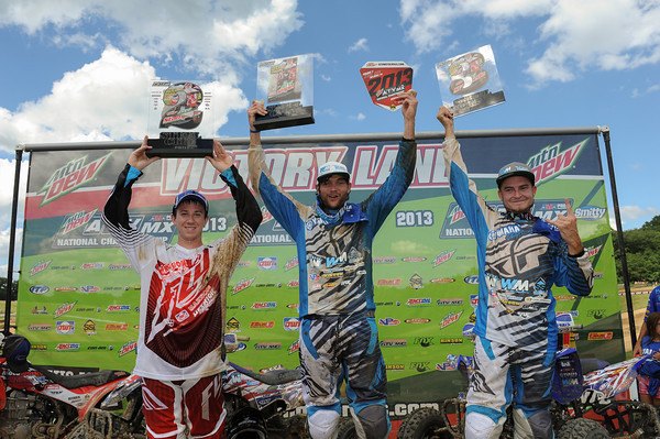 wienen races to fifth straight atv motocross victory, ATV Motocross Podium