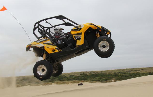 2013 oregon dunefest report, Can Am Maverick Jump