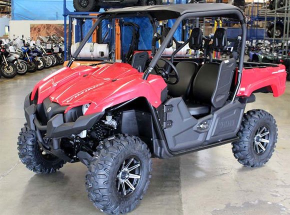 sti first to put aftermarket tires and wheels on yamaha viking, Yamaha Viking with STI Tires