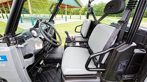 polaris expands brutus line with new cab model, Polaris Brutus Cab Interior