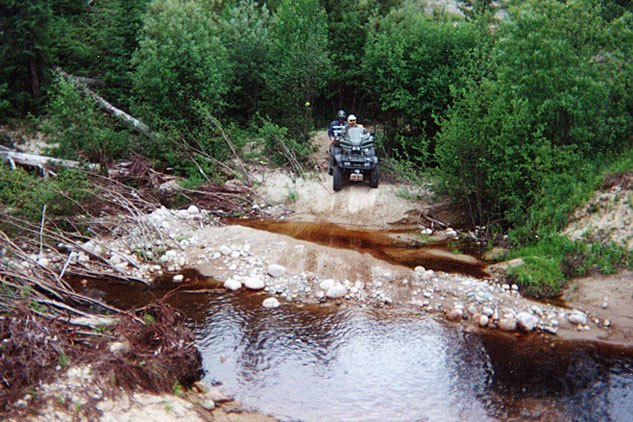 five places to ride atvs in ontario, Cochrane ATV Creek Crossing