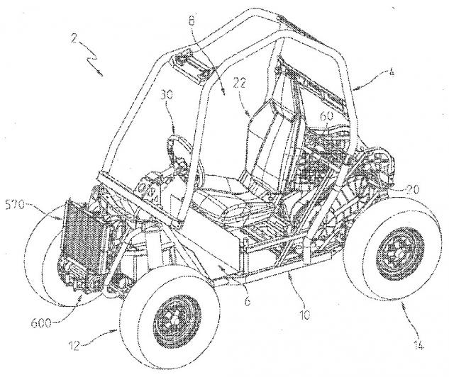 is polaris building a single seat rzr, Polairs Patent Front Left