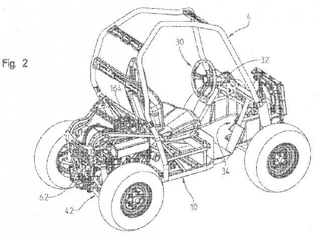 is polaris building a single seat rzr, Polairs Patent Rear Right