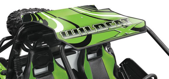 new doors roof decals unveiled for arctic cat wildcat, Arctic Cat Wildcat Decal Roof