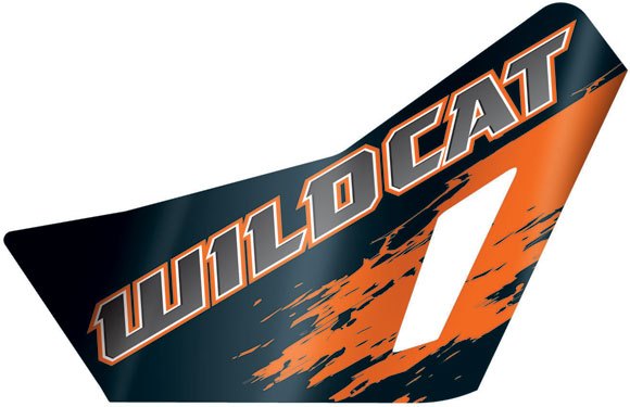 new doors roof decals unveiled for arctic cat wildcat, Arctic Cat Wildcat Decal Front Door