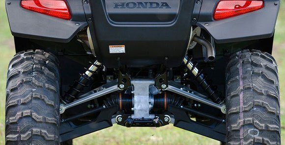 top 10 honda atv and utv innovations, Honda Rincon Independent Rear Suspension
