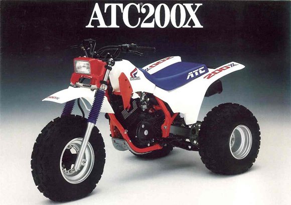 top 10 honda atv and utv innovations, Honda ATC200X