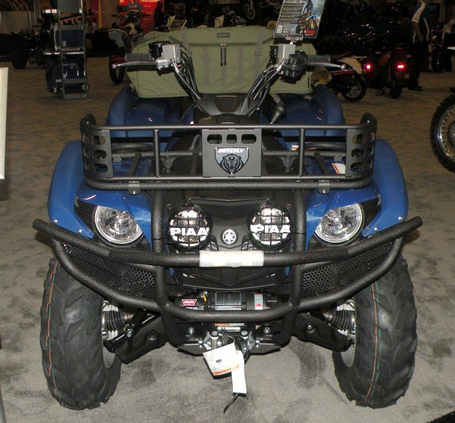 2013 aimexpo yamaha grizzly 700 utility package, Yamaha Grizzly Utility Package Front