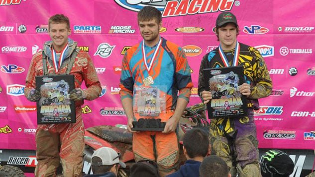 borich wins season ending amsoil ironman gncc, Ironman GNCC XC2 Podium