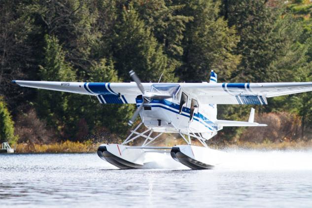 the roar of engines in parry sound video, Georgian Bay Airways