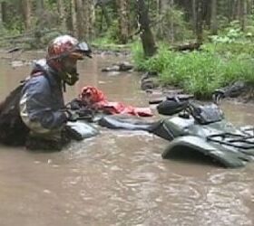 mud riding and honda atvs, Honda Rancher 420 Deep Mud