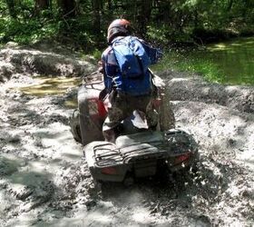 mud riding and honda atvs, Honda Rancher 400 AT Mud Action