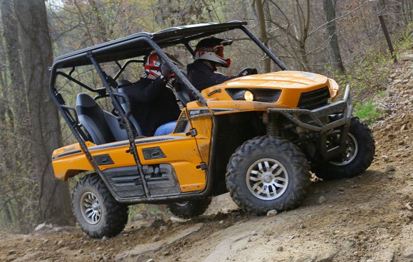 kawasaki spreading the word about expanded access to glamis, Kawasaki Teryx4