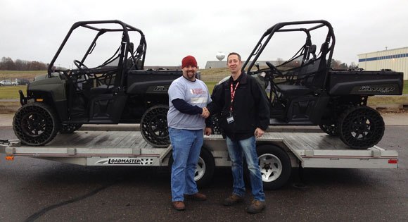 polaris donates vehicles for tornado relief effort, Polaris Team Rubicon Ranger 800