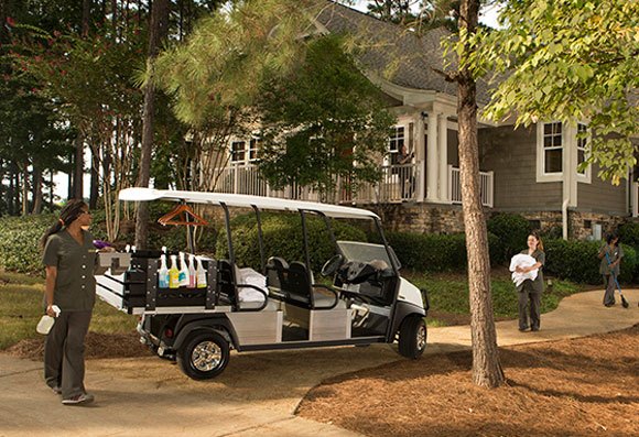 club car unveils new line of carryall utility vehicles, Club Car Carryall Work Vehicle