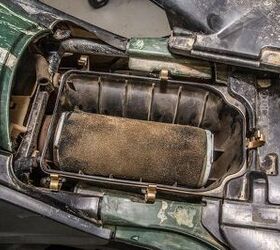 how to clean your atv air filter, Dirty ATV Air Filter